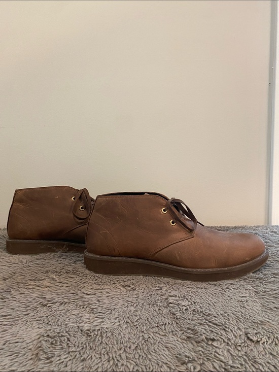 Mens LL Bean Stonington Chukka Boot Brown leather size 11.5 medium NWOT casual main image 12